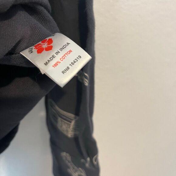 Kona Charcoal Gray Lobstah Season Flannel Button Down Shirt Men's Size XS NWT - Picture 6 of 7